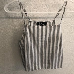 Lulu’s Striped Crop Top
